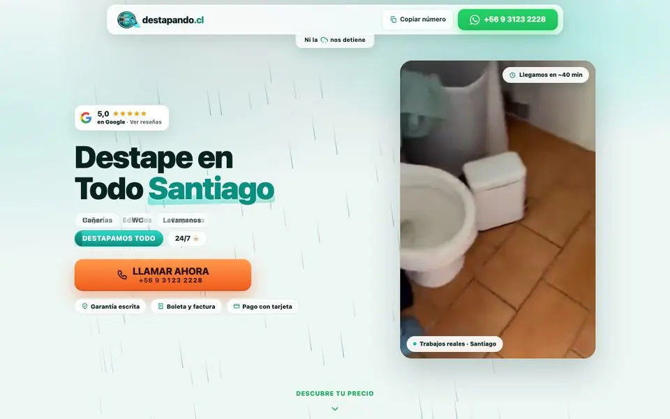 Sitio web de Destapando
